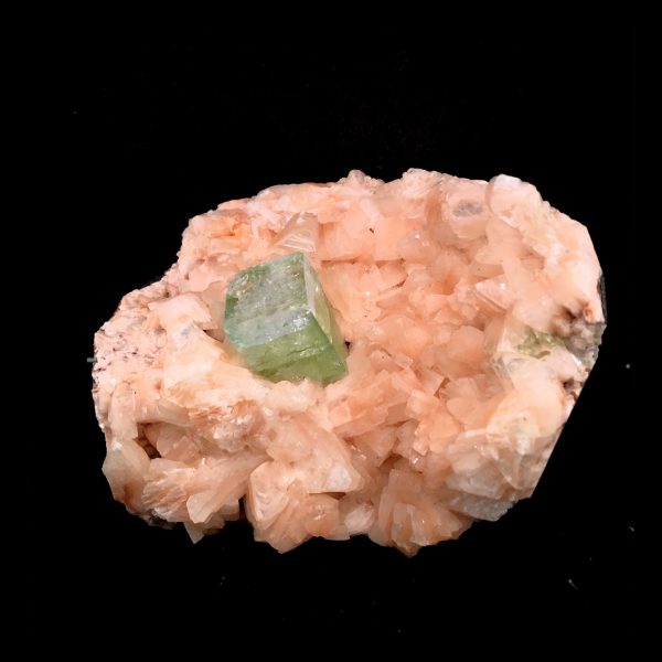 THEIA | Pink Heulandite with Green Apophyllite For Sale