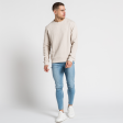 Roma Crew Sweater - White Sands Online