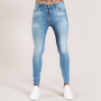 Luca Skinny Stretch - Signature Light Blue For Sale