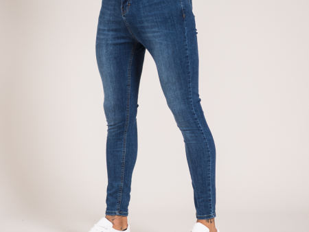 Luca Skinny Stretch - Signature Dark Blue For Sale