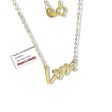 #GOLD2024 | 18K Golden Love Centered Necklace 18” For Discount