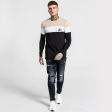 Alta Long Sleeve Tee - Black White Stone For Sale