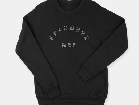 Spyhouse Crewneck – Black Online Hot Sale