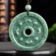 THE VAULT | Pheonix Premium Natural Hand Carved Jadeite Necklace Online