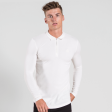 Gatten Long Sleeve Polo Shirt - Off White For Sale