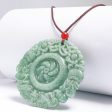 THE VAULT | Genuine Natural Jadeite Circular Pendant Necklace Cheap