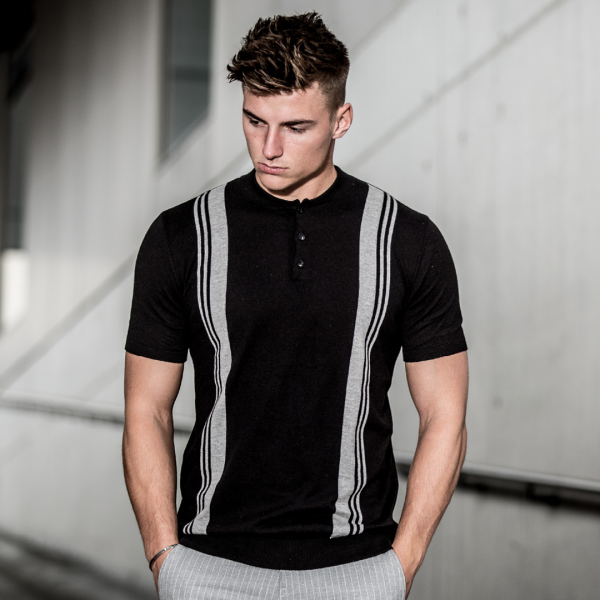 Romano Polo Shirt - Black Online