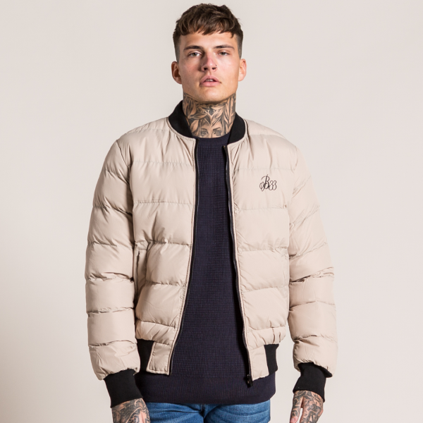 Duke Bomber Jacket - Sand Discount