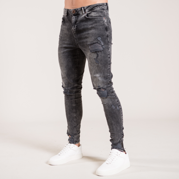 Eldon Skinny Stretch Jeans - Black Wash For Discount