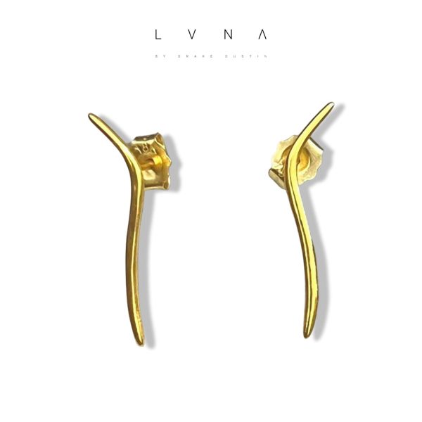 #GOLD2024 | 18K Golden Thorn Stud Earrings Supply