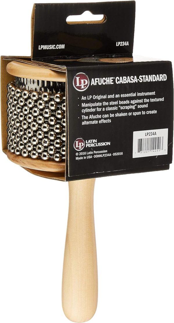 CABASA LP LP234A AFUCHE STANDARD MANGO Y CILINDRO MADERA Online now