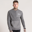 Karel Crew Sweater - Grey For Sale