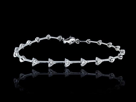 Triangle Diamond Bracelet 18kt Supply