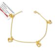 #GOLD2024 | 18K Golden Heart Station Bracelet Online now