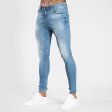 Luca Skinny Stretch - Signature Light Blue For Sale