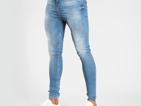 Luca Skinny Stretch - Signature Light Blue For Sale