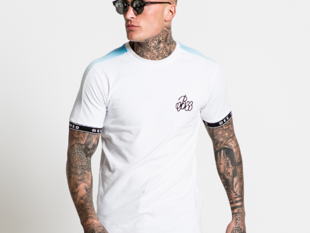 Cerro Tee - White Aqua Online Sale