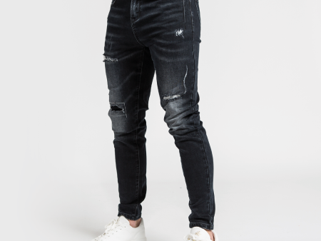 Alvaro Relaxed Fit Jeans - Black Wash Online