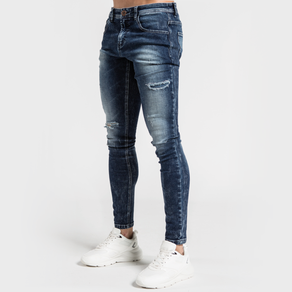 Moneda Slim Fit Jeans - Dark blue Hot on Sale