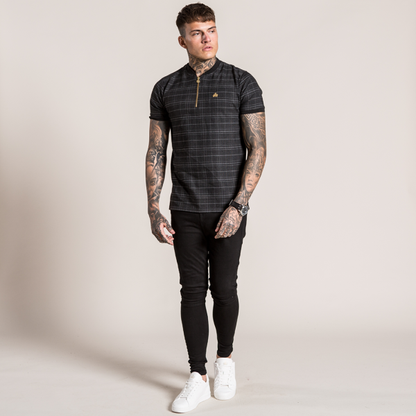 Viera Polo Shirt - Black Gold Online Sale