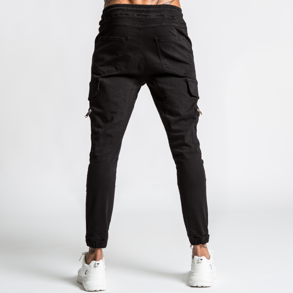 Argent Cargo Pants - Black Hot on Sale