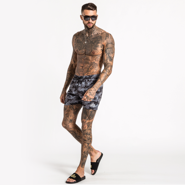 Zann Swim Short - Black Camo on Sale