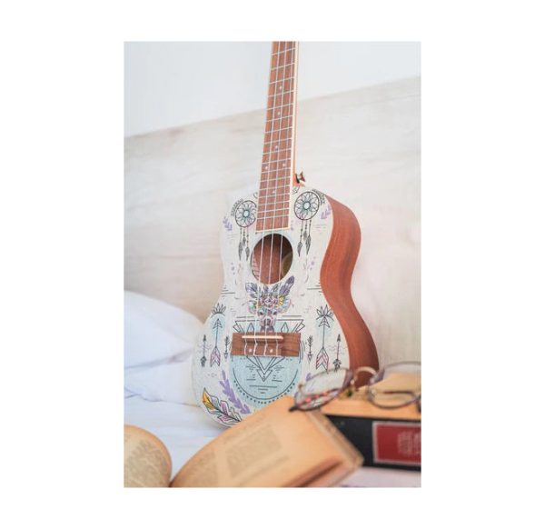 Ukulele Bamboo Concierto Sapele Indie Online Sale