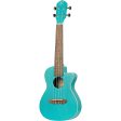 UKULELE ORTEGA EARTH CONCERT LAGOON EQ. C FUNDA For Cheap