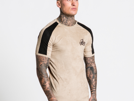 Alder Suede Tee - Sand on Sale