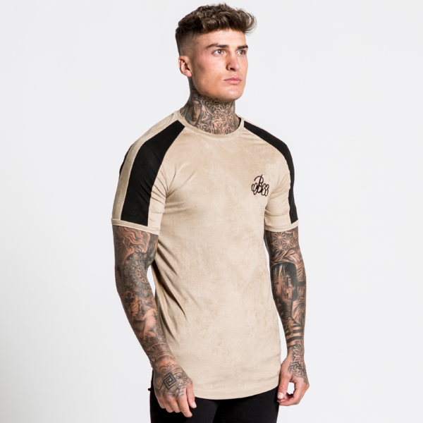 Alder Suede Tee - Sand on Sale