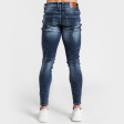 Moneda Slim Fit Jeans - Dark blue Hot on Sale